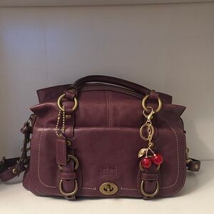 RARE Coach Legacy Garcia 65th anniversary in plum